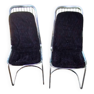 Pair of chairs gastone rinaldi. 70/80