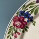 Set of 8 flat plates in Sarreguemines earthenware, model "Rusticana"