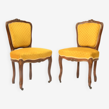 Pair of Louis XV style chairs