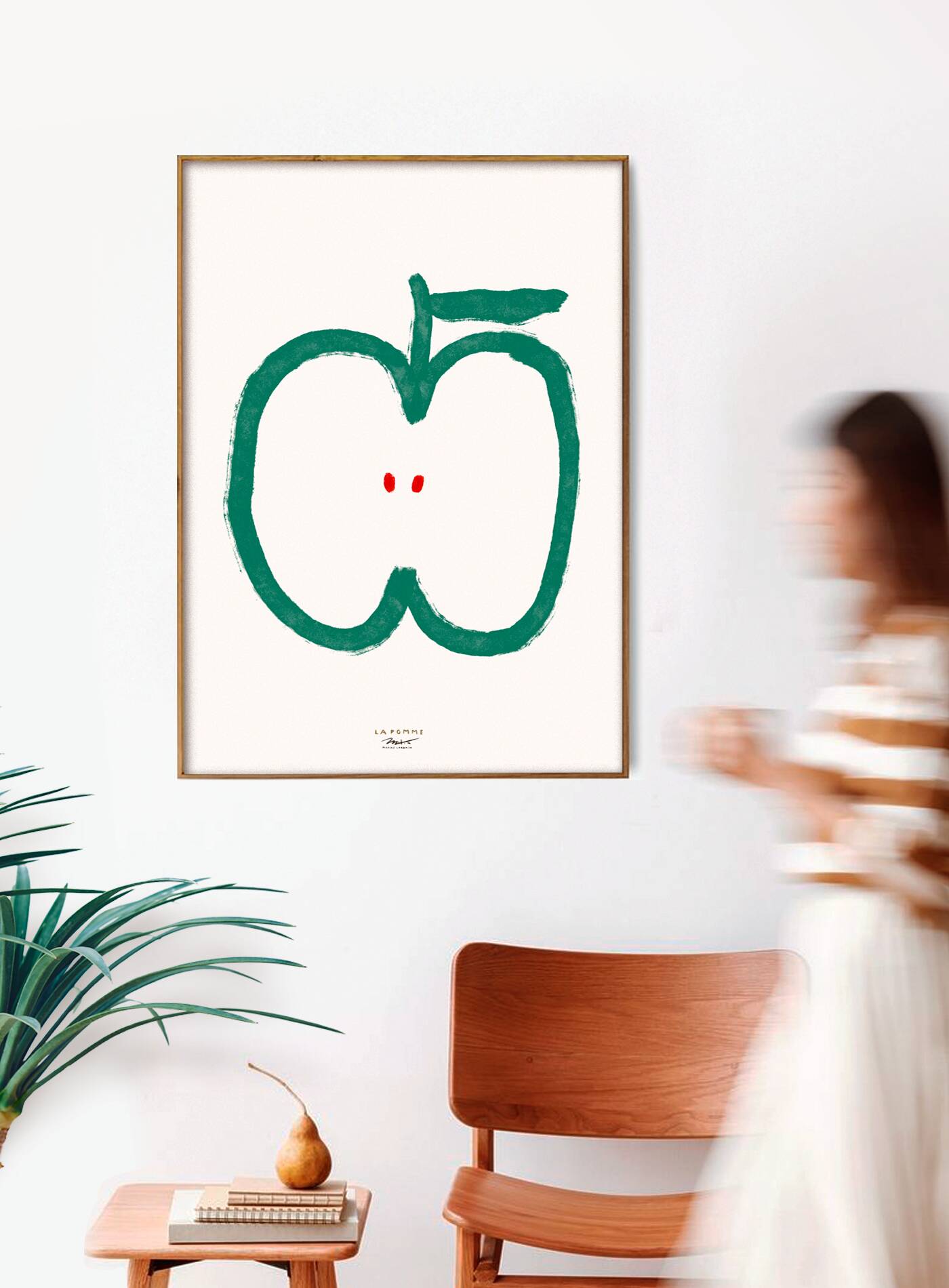 The Apple - wall poster 50x70cm