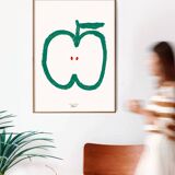 The Apple - wall poster 50x70cm