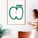 The Apple - wall poster 50x70cm