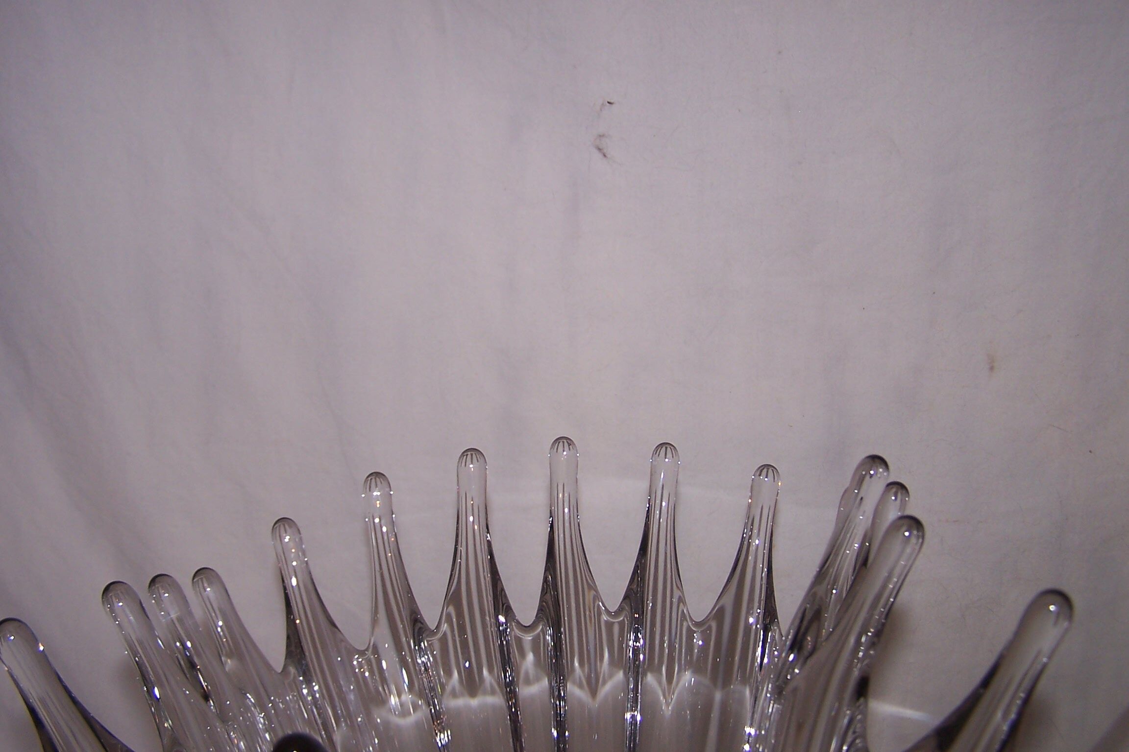 Corolla vase drop, crystal, 50