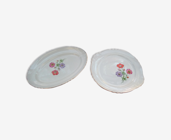 Lot de 2 plats beaulieu / moulin des loups
