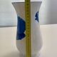 Lunéville earthenware vase from the "Blue Anemone" collection.