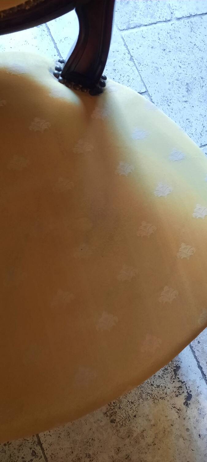 Pair of Louis XVI style armchairs