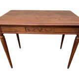 Bureau en noyer art-deco 1 tiroir