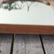 Large classic style solid wood mirror