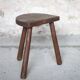 Vintage stool, wooden stool, tripod stool, milking stool, plant stand, interior decor, stool