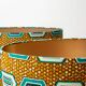 Pair of ceramic lamps. New electrical system and lampshades.