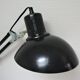 Lamp architect metal black design Aluminor vintage