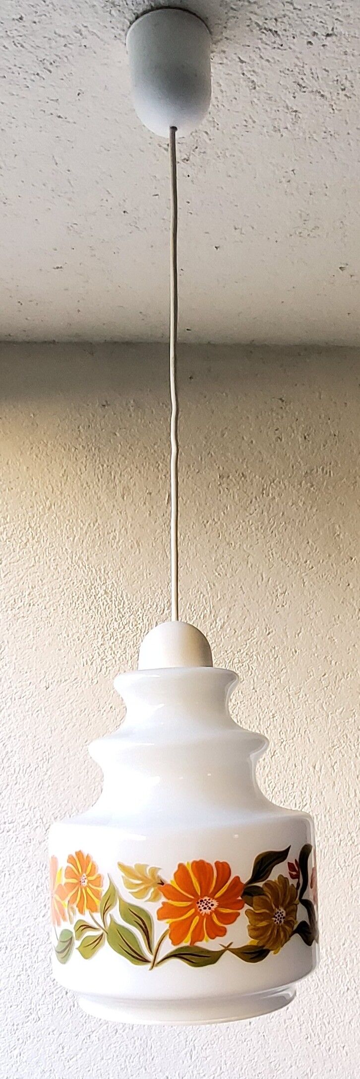 70s opaline suspension