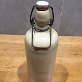 Lot of two bottles glazed old water bottles