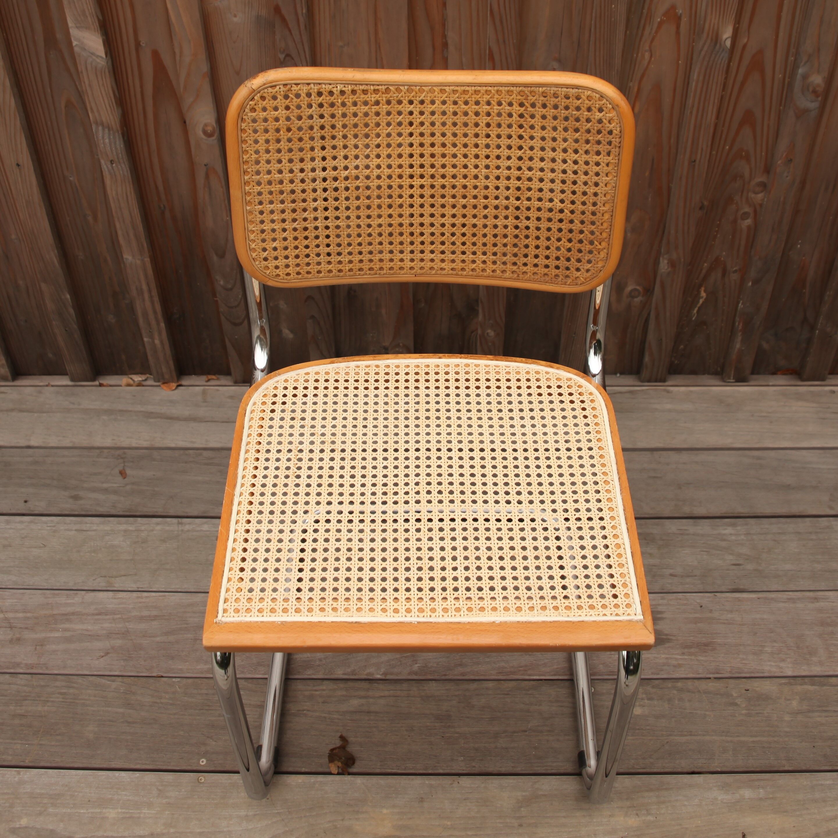 Chair model b32 or "cesca" by Marcel Breuer