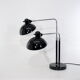 Double desk lamp, Bauhaus, by Christian Dell, model 6660 Super, original edition Kaiser Idel