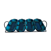 Vintage ceramic aperitif tray of vallauris blue