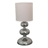 Lampe en chrome space age '70