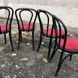 4 Wooden bistro chairs