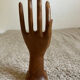 Hand Soliflore ring holder wooden jewelry holder