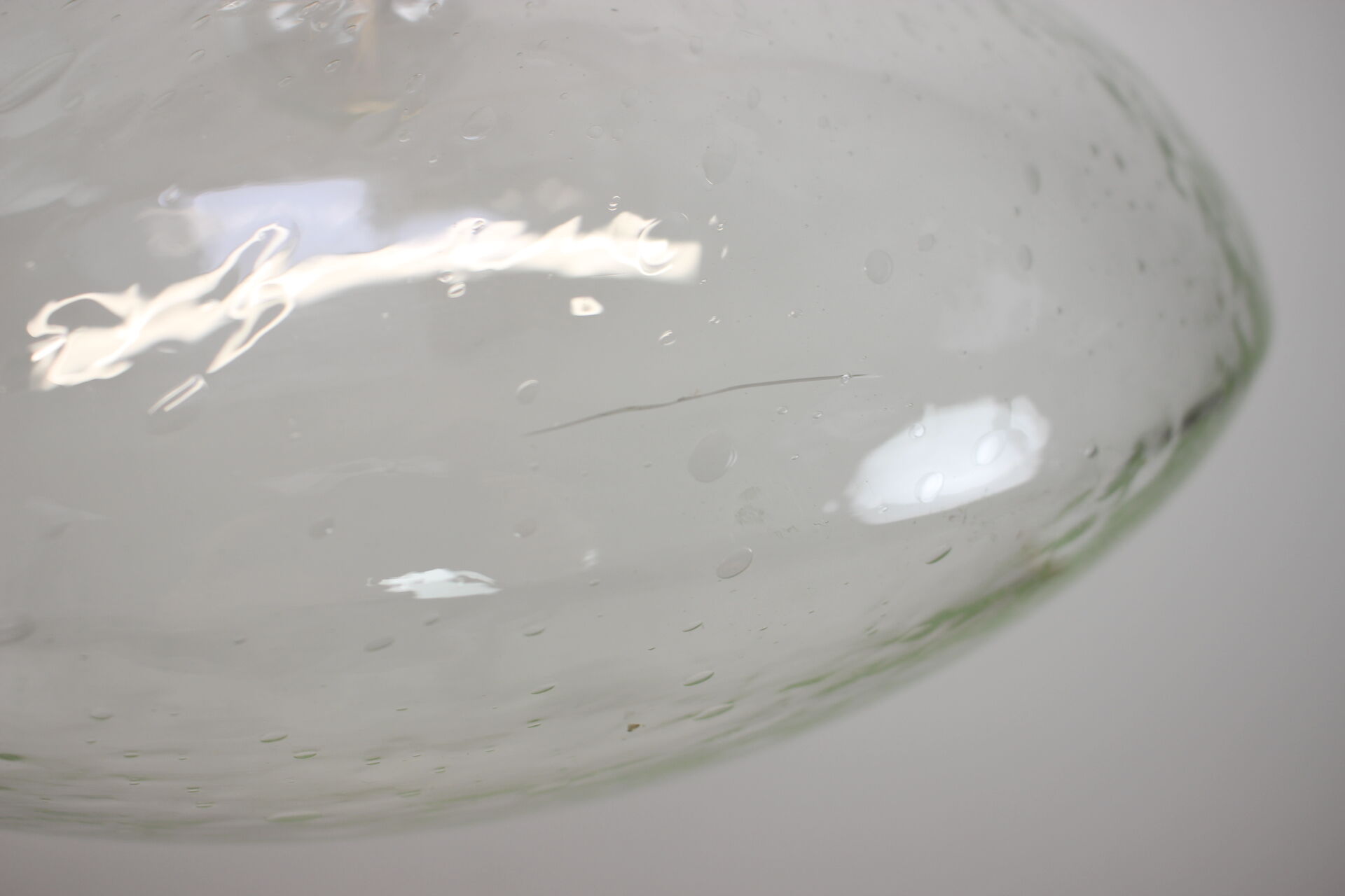 Midcentury glass pedant by kamenicky senov,1970s