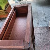 Bookcase forming showcase styleLouis XVI marble top