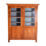 Biedermeier Display Cabinet made in 1830s Germany. Fully Restored Walnut.