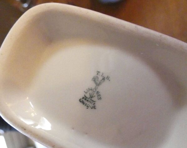 Rare Superbe service style Art Déco des années 30 Porcelaine de Limoges Fra