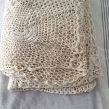 Crocheted bed cover