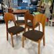 Set of 4 chairs by Niels Koefoed Denmark 1960s