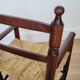 Chaise enfant bois et paille