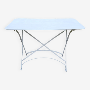 Iron and Folding Garden Table