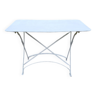 Iron and Folding Garden Table