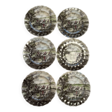 Assiettes à motifs anglaise