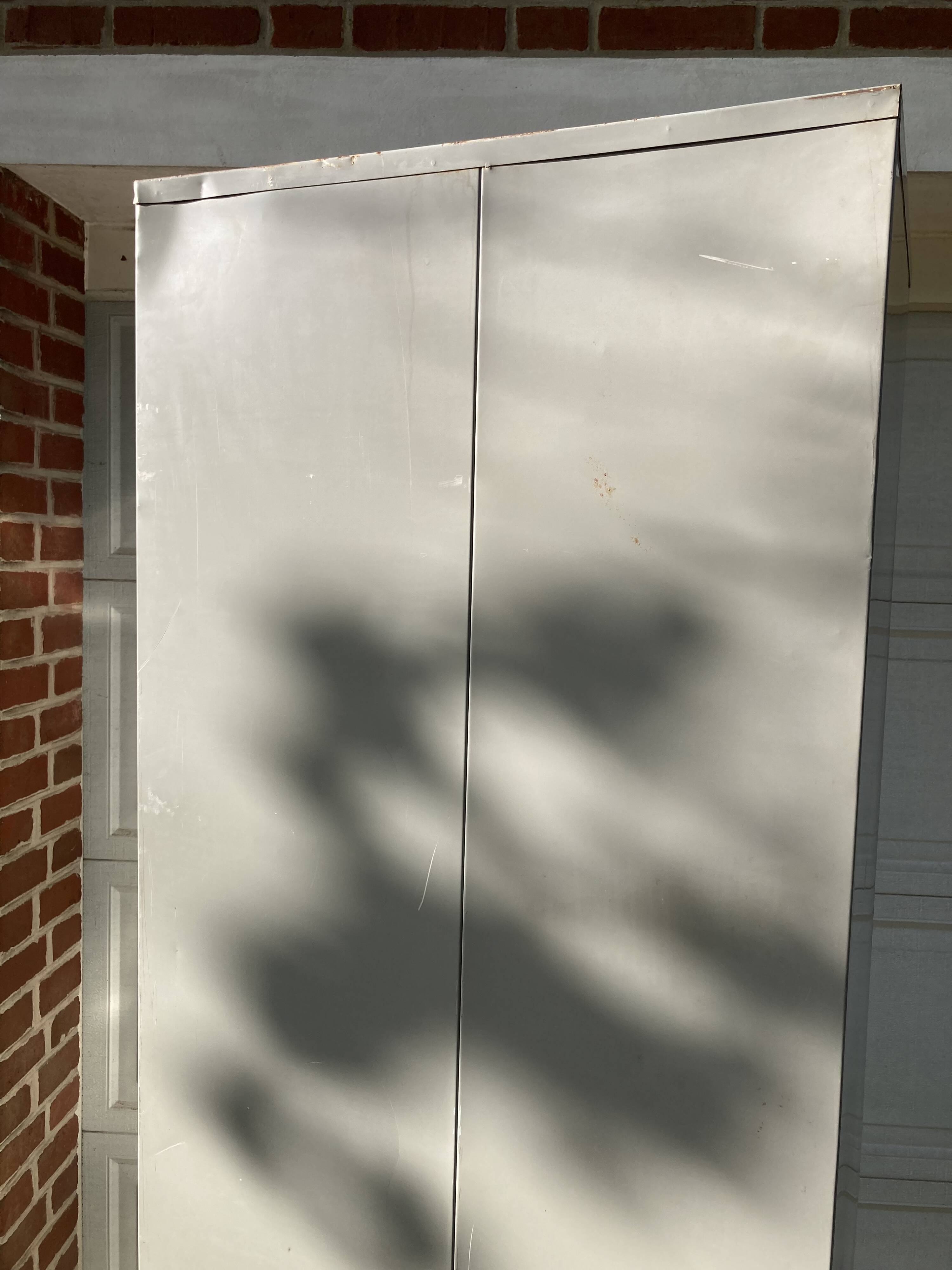 Two-door metal locker