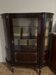 Curved display cabinet in Louis XVI style