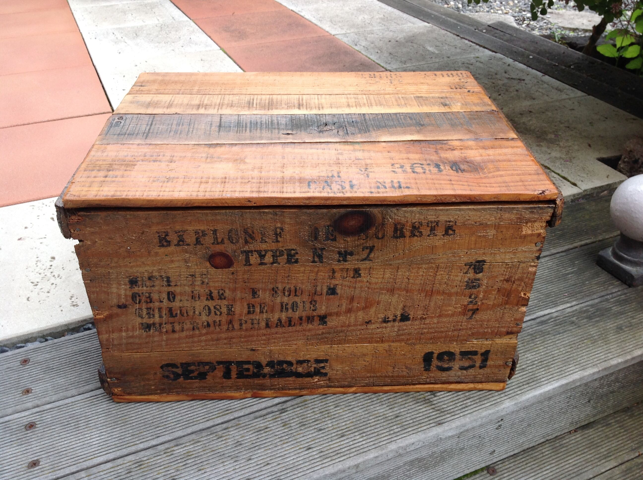 Old wooden crate explosive industrial style 50