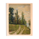 Painting path to the forest landscape