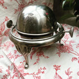Antique silver sweetener with rolling lid