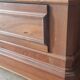 Empire wardrobe in solid walnut