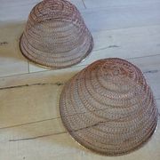 2 metal wire fruit baskets