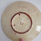 Dish decorated with fish Puigdemont 1960