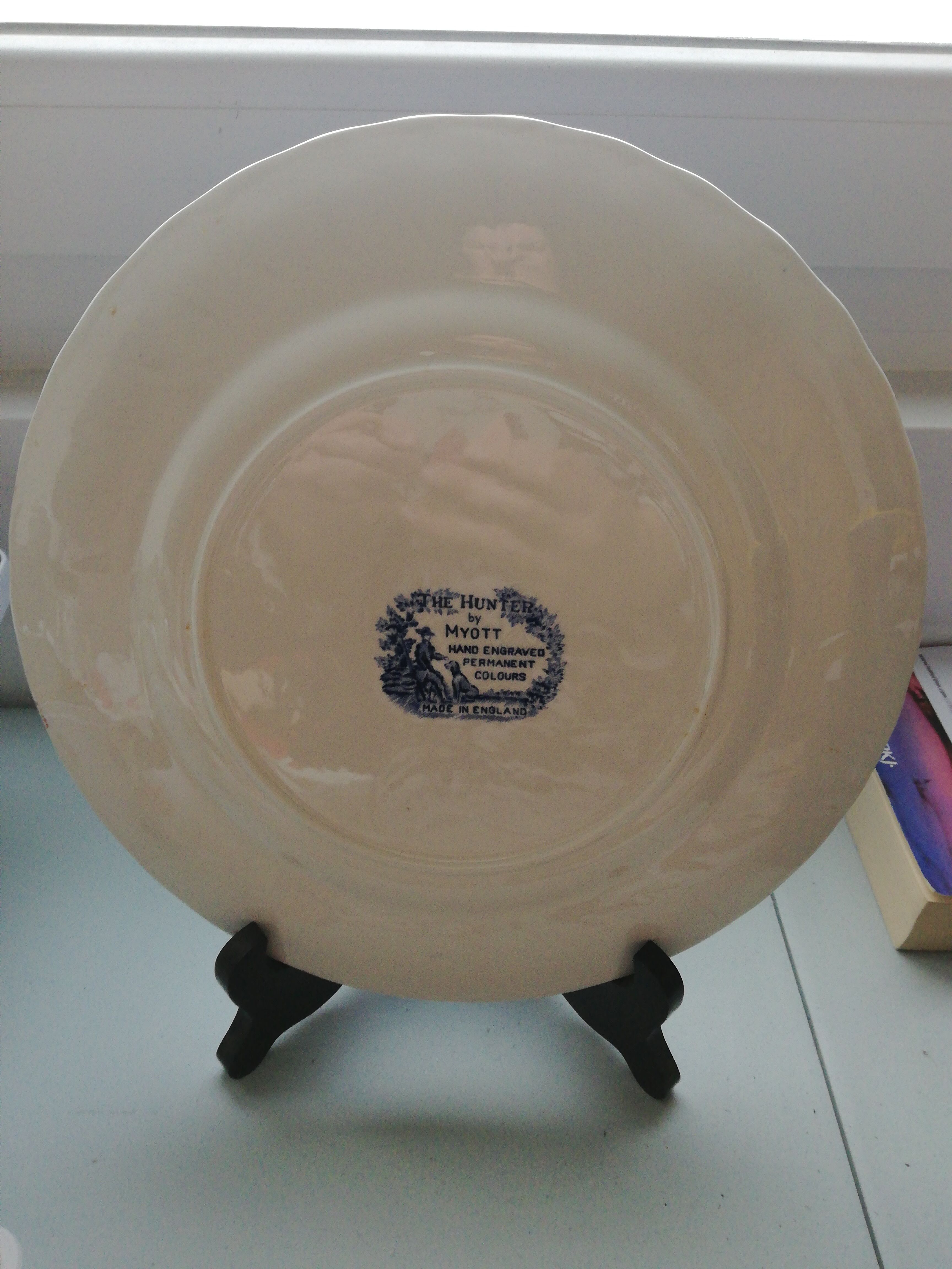 Old plate The hunter by Myott