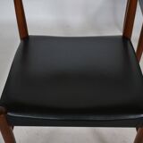 Chaises de salle à manger en teck HW Klein pour Bramin années 1960
