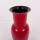Opalino red vase by Venini