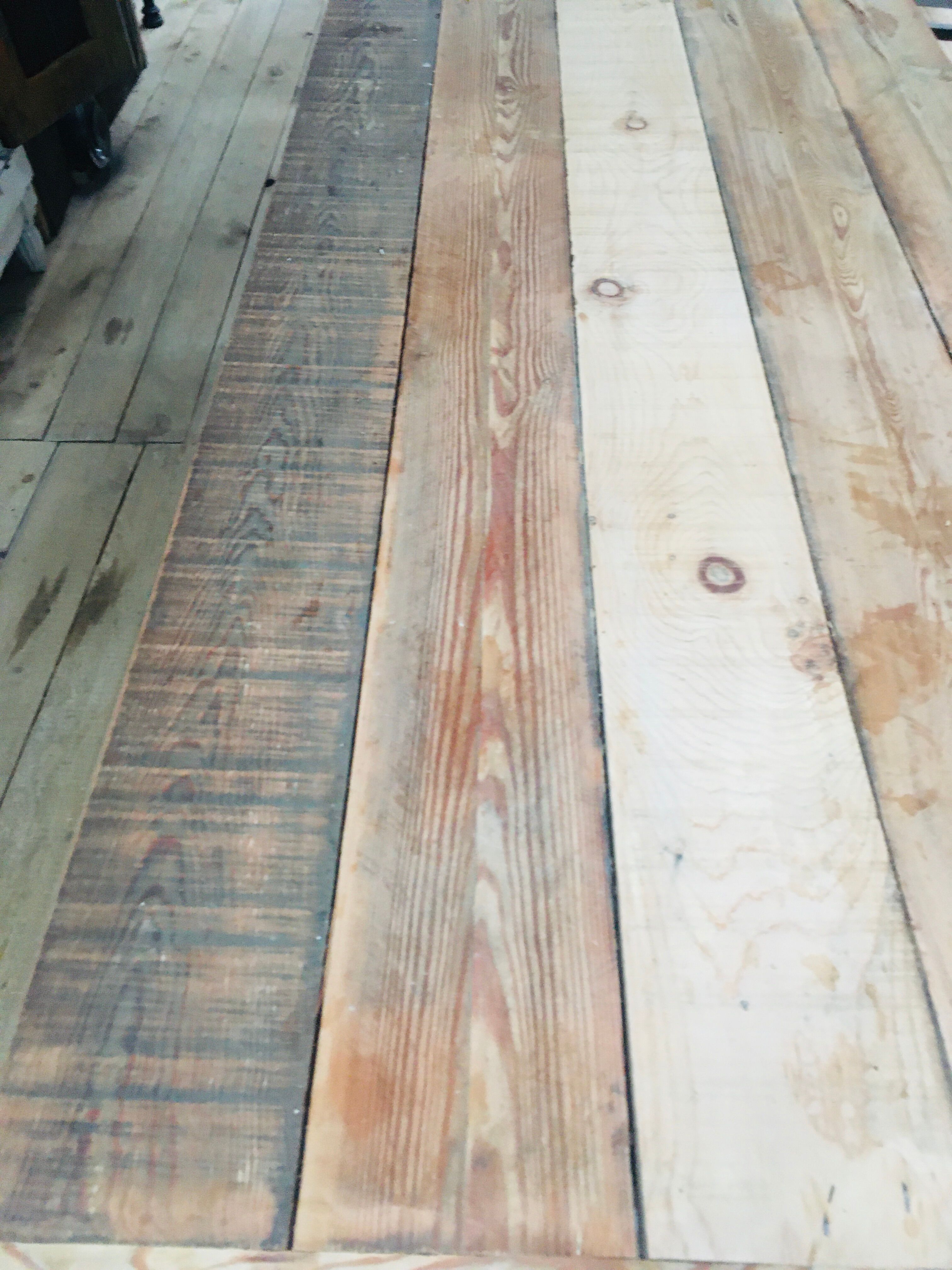 Large white fir country table 1930s