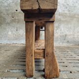 Workbench oak side table 19th century