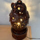 Lamp zoomorphic in ceramic from 1970