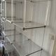 Vintage Plexiglas shelf, bookcase