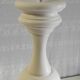 XXL lamp foot in turned wood – 60s/70s