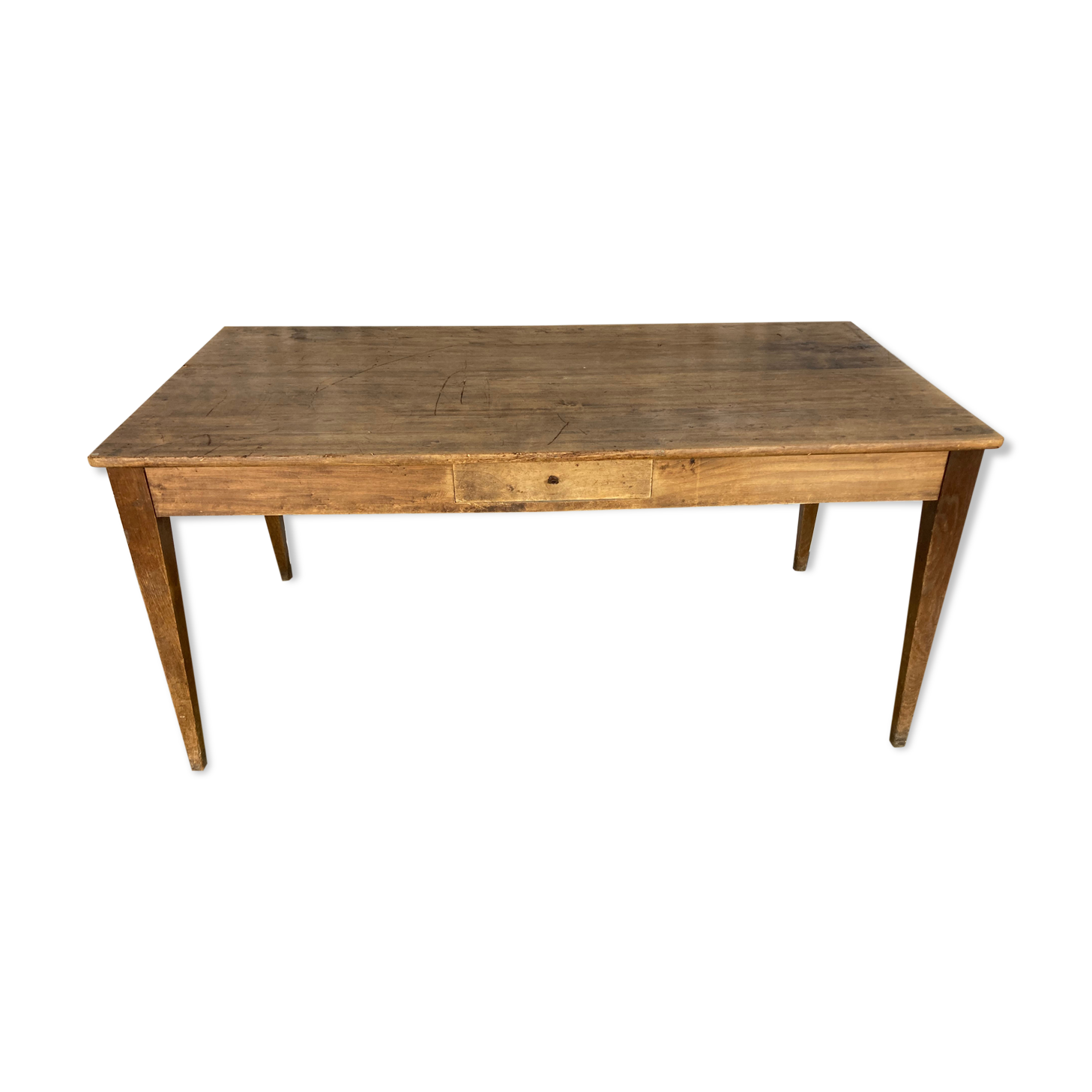 Poplar and oak farm table